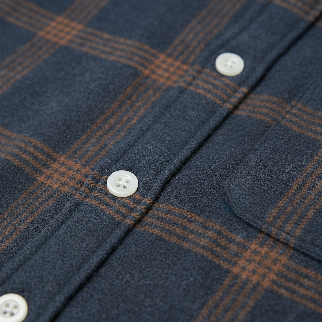 Assensio | Geruit Flanellen Overhemd