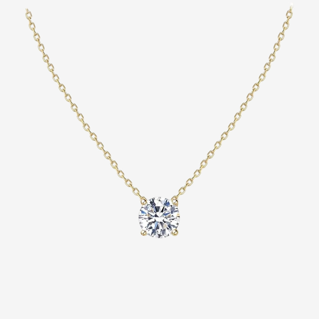 Elara | Minimalistische Ketting Met Kristal