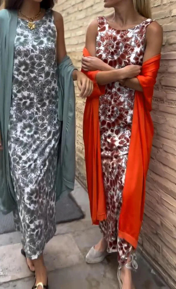 Amara | Kaftan Set met Pailletten Jumpsuit Dames | Luxe Gala Outfit | Feestelijk & Elegant | Flatterend voor Bruiloft & Event