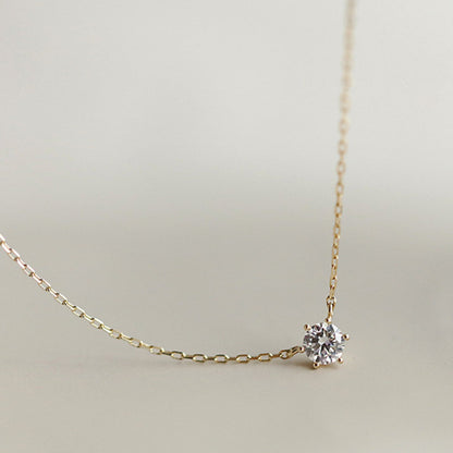 Elara | Minimalistische Ketting Met Kristal