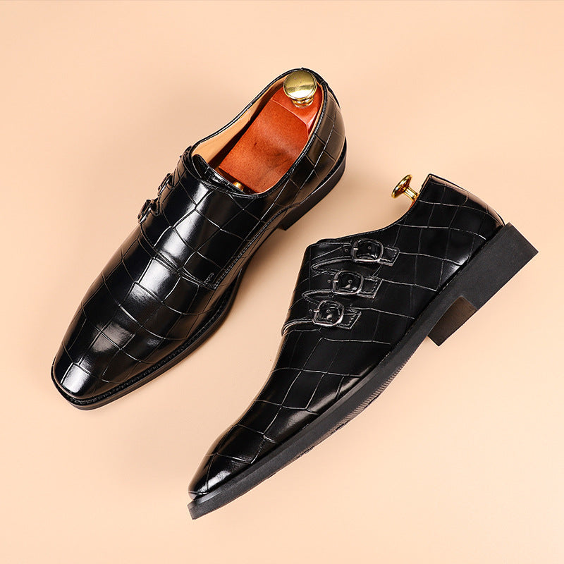Marciano | Glanzende Monk Strap Schoenen Heren