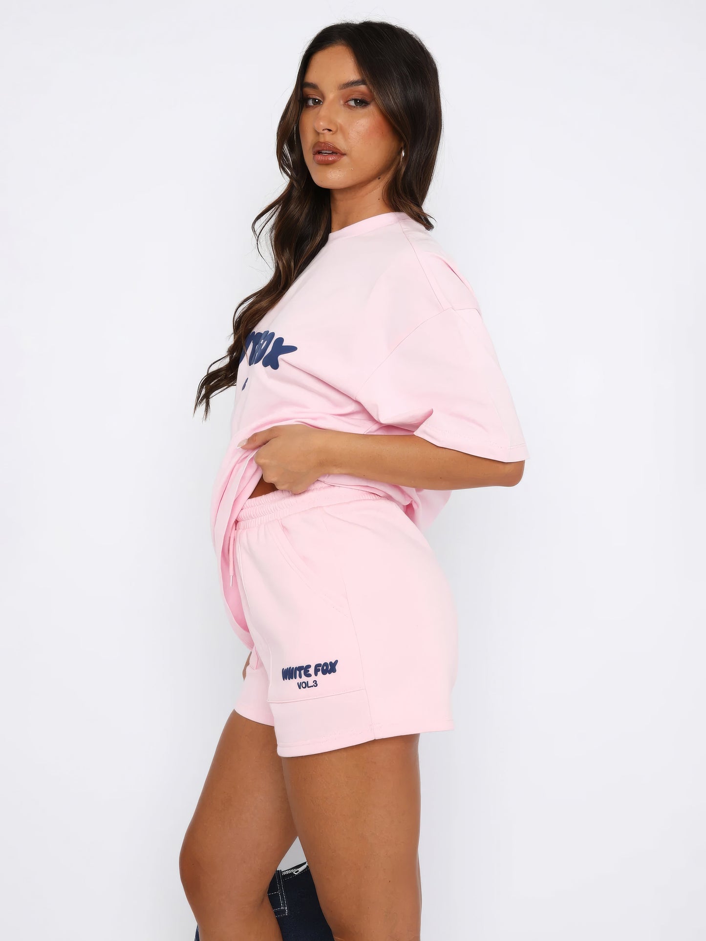 Lexa | Oversized Loungewear Set Dames Met Print T-Shirt & Short