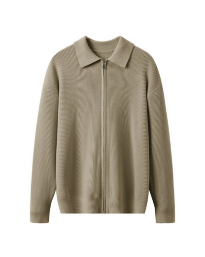 Caelen | Gebreid Vest Met Rits