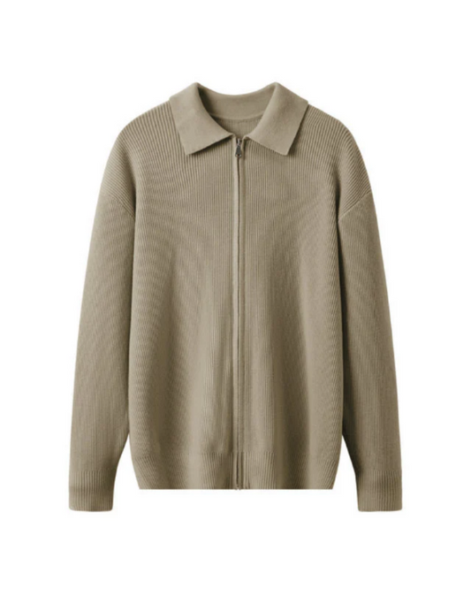 Caelen | Gebreid Vest Met Rits