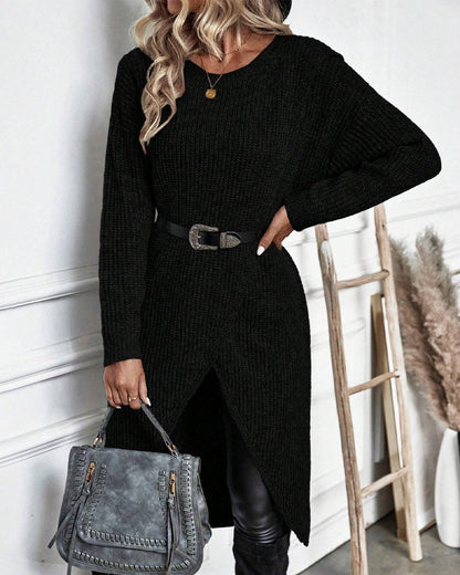 Maelis | Dames Gebreide Oversized Truijurk