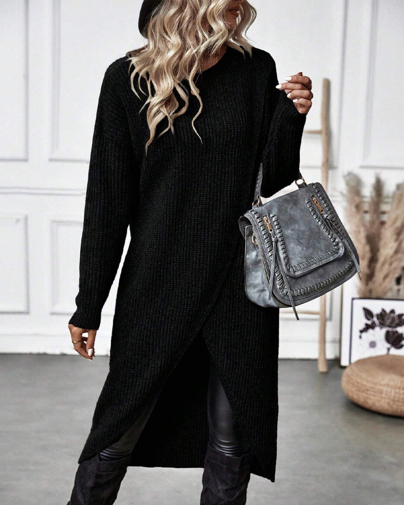 Maelis | Dames Gebreide Oversized Truijurk