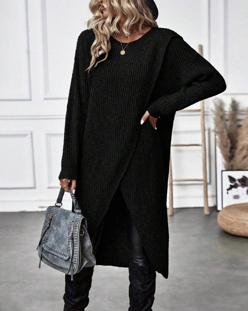 Maelis | Dames Gebreide Oversized Truijurk