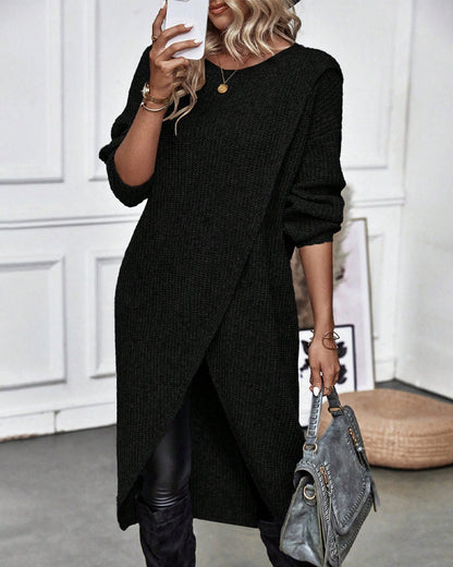 Maelis | Dames Gebreide Oversized Truijurk