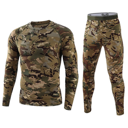 Zeyden | Camouflage Compressie Thermo Set Heren