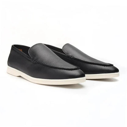 Alonzo™ | Luxe Kalfsleren Loafers met Gestikte Details