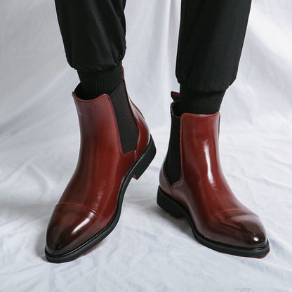 Adrien | Leren Chelsea Boots Heren