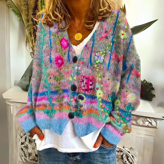 Altheira | Bohemian Gebreid Vest Dames