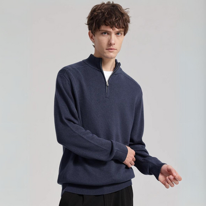 Finn™ | 100% Merino Wol Half-Zip met Tijdloos Design