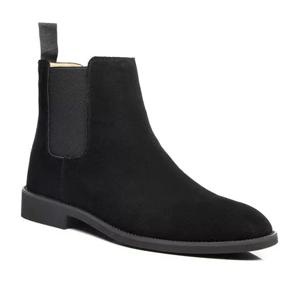 Giovanni™ | Luxe Kalfs Suède Chelsea Boots met Leren Binnenzool