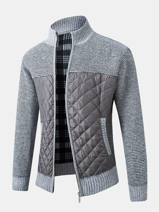 Asaro™ | Tijdloos Vest met Geruite Print en Slim-Fit Pasvorm