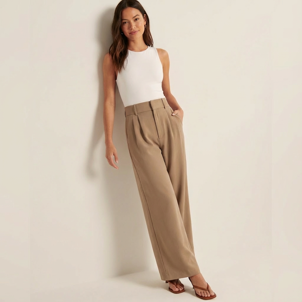 Elinor | Pantalon Wijde Pijpen