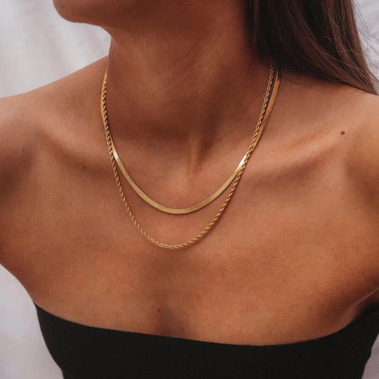 Alina | Gelaagde Gouden Ketting