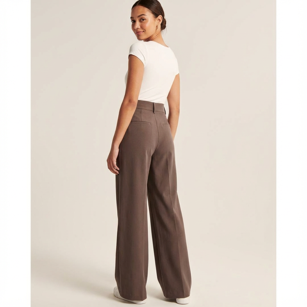 Elinor | Pantalon Wijde Pijpen