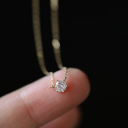 Elara | Minimalistische Ketting Met Kristal