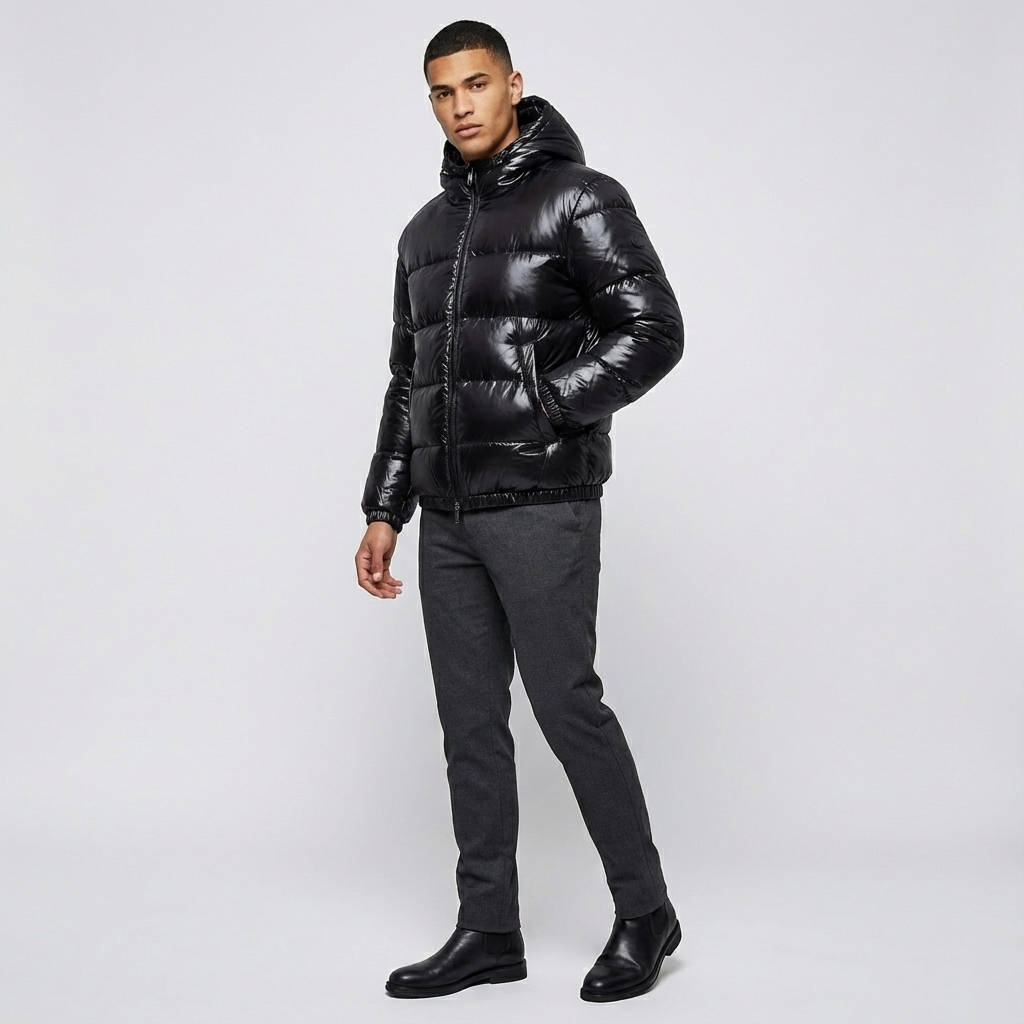 Virex | Glanzende Puffer Jas