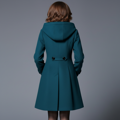 Marit | Getailleerde A-Lijn Wintermantel Dames