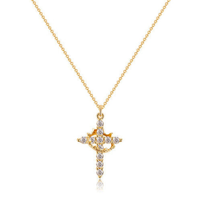 Clara | Zirconia Kruis Ketting