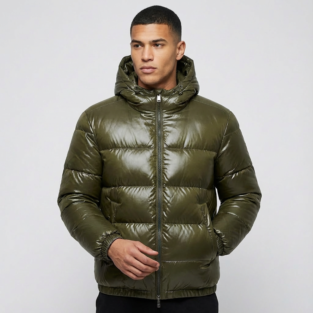 Virex | Glanzende Puffer Jas