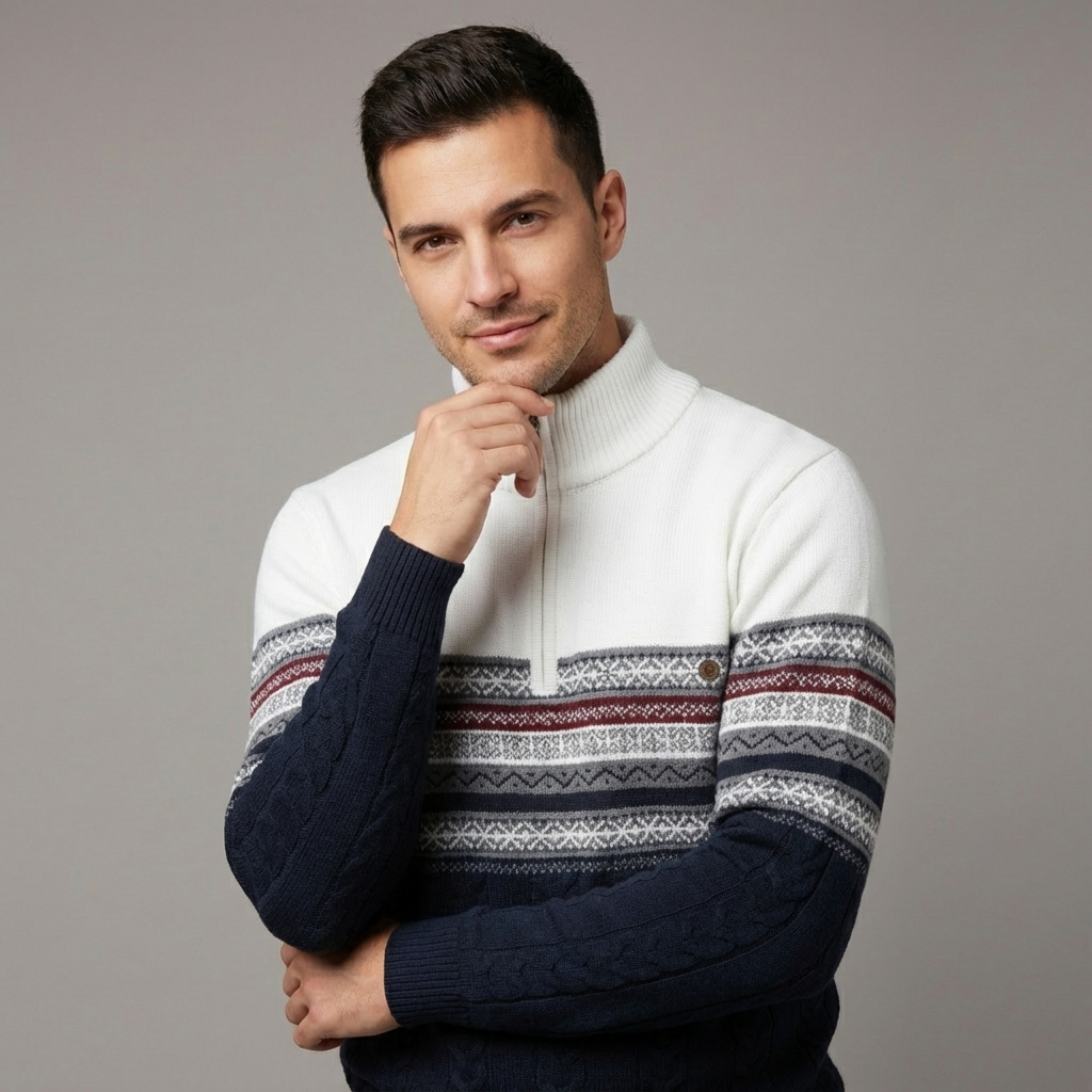 Alaric | Winter Half-Zip Trui