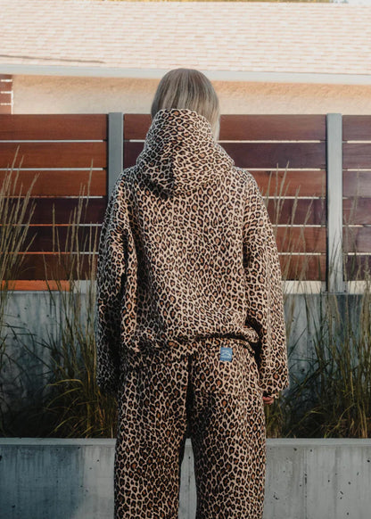 Léona™ | Comfortabele Oversized Panterprint Hoodie