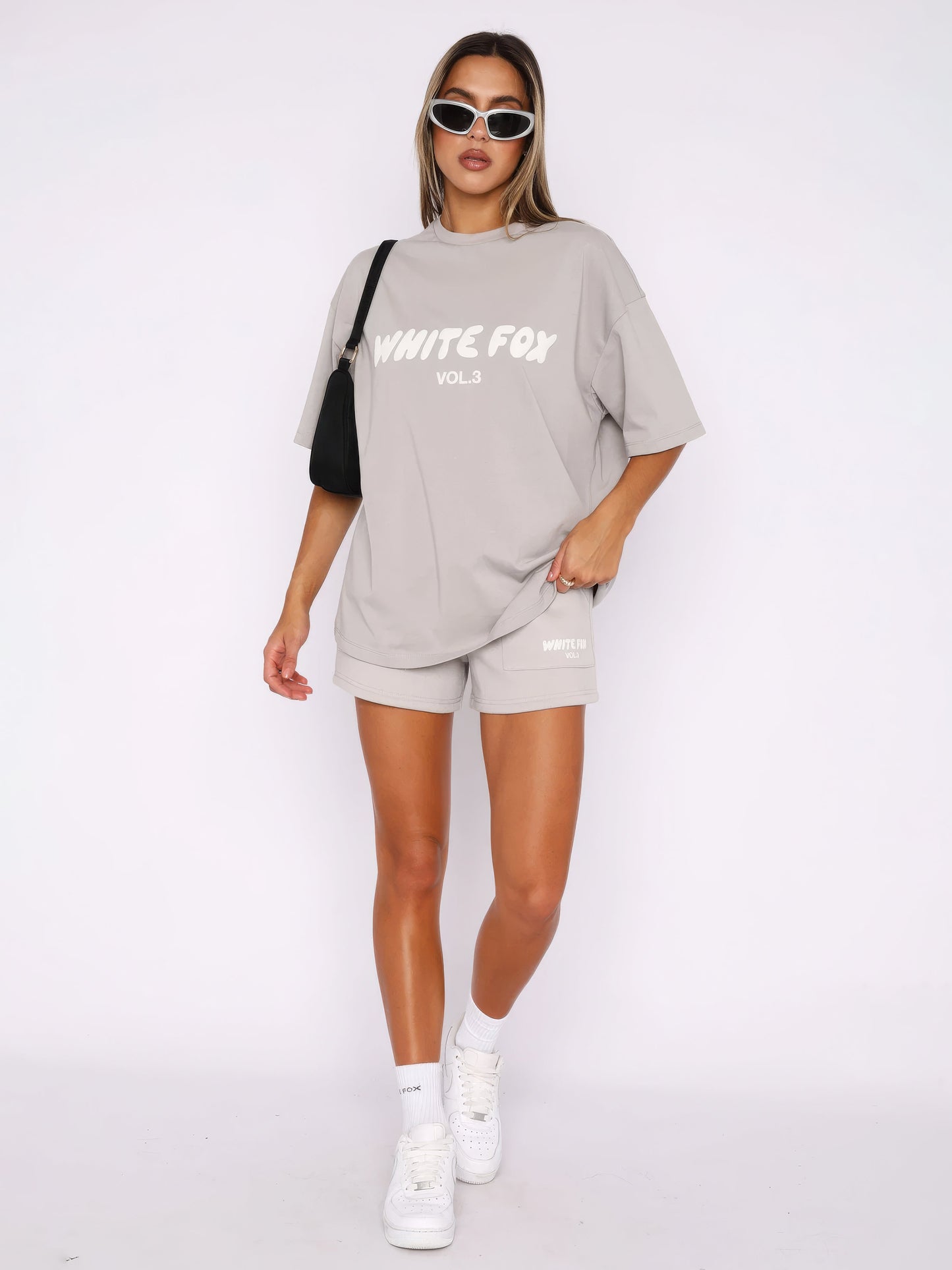 Lexa | Oversized Loungewear Set Dames Met Print T-Shirt & Short