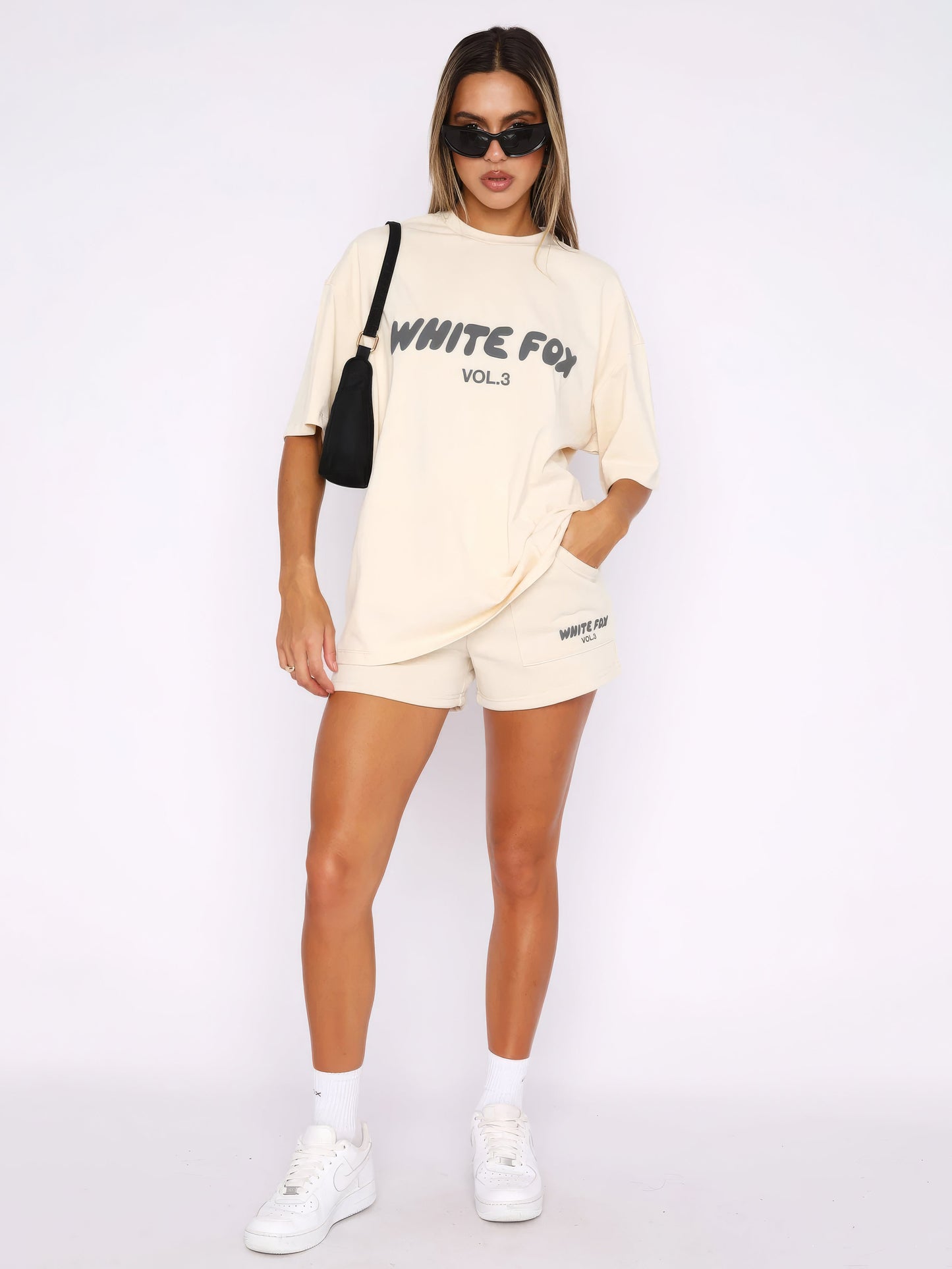Lexa | Oversized Loungewear Set Dames Met Print T-Shirt & Short