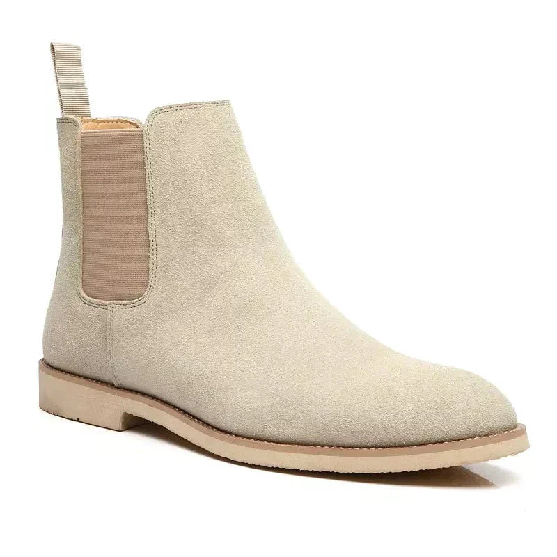 Giovanni™ | Luxe Kalfs Suède Chelsea Boots met Leren Binnenzool