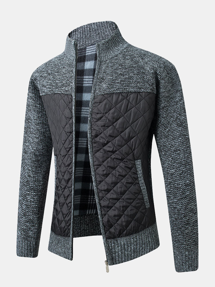 Asaro™ | Tijdloos Vest met Geruite Print en Slim-Fit Pasvorm