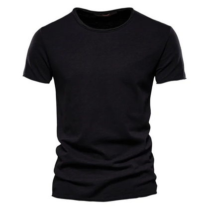 Nico | Casual T-Shirt met Subtiele Textuur Heren