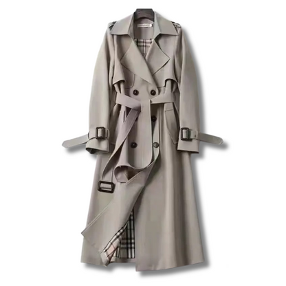 Ella™ | Elegante Trenchcoat met Verstelbare Pasvorm en Waterafstotende Bescherming