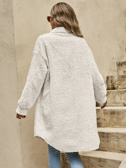 Allegra™ | Luxe Wollen Lange Cardigan met Oversized Ontwerp