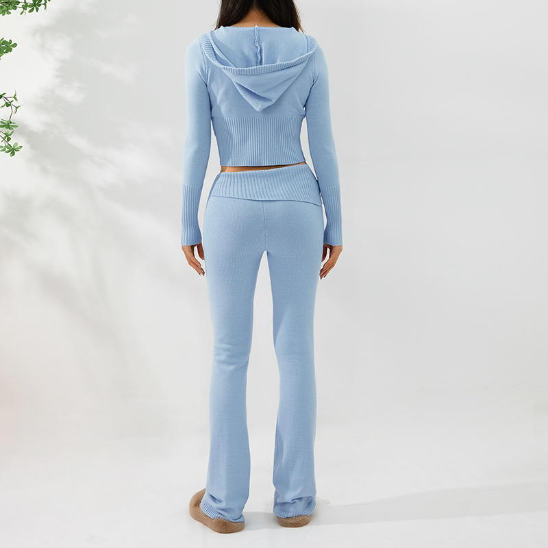 Aveline | Tweedelige Ribgebreide Set