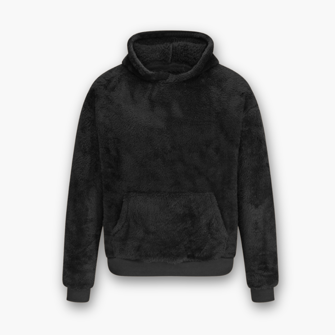 Kila™ | Warme Fluffy Pluche Hoodie Unisex met Buidel