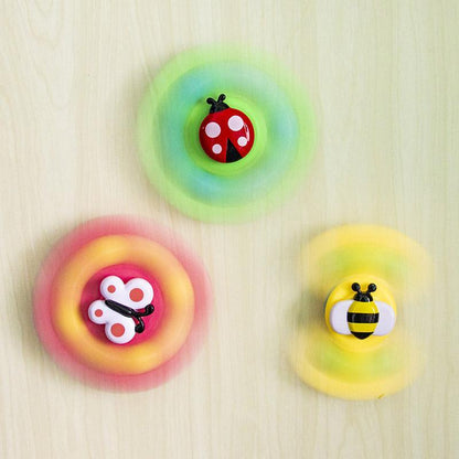 SensuSpin™ | Fidget Spinner Zuignap Speelgoed voor Baby’s | Educatief Sensorisch Speelgoed met Dierendesign voor Raam, Bad en Auto