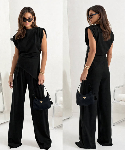 Eliana | Elegante Drapé Jumpsuit Dames