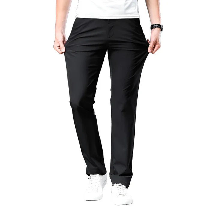 Alberto™ | Stijlvolle Chino Pants met Rechte Pasvorm en Hoogwaardige Materiaalmix