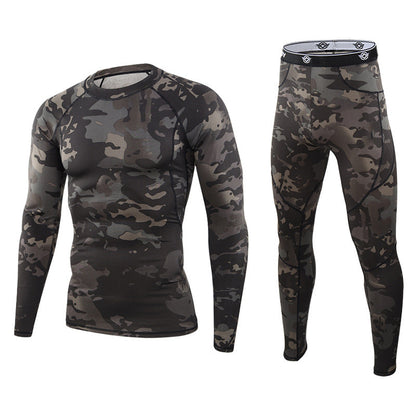 Zeyden | Camouflage Compressie Thermo Set Heren