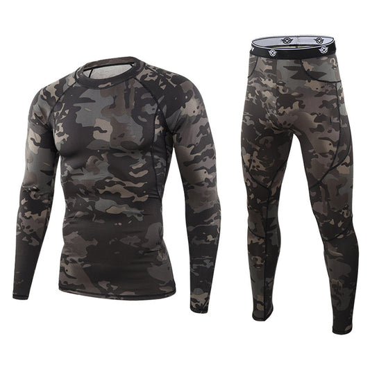 Zeyden | Camouflage Compressie Thermo Set Heren