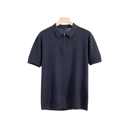 Rome™ | Zip-Up Polo met Mesh Details en Moderne Flair