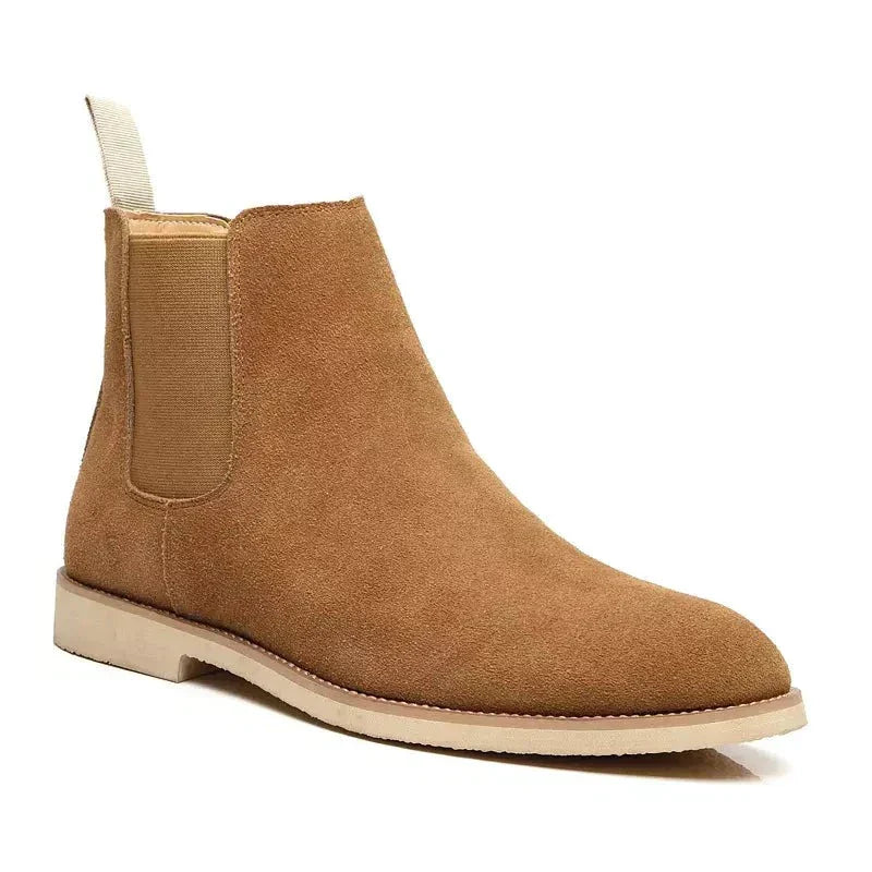 Giovanni™ | Luxe Kalfs Suède Chelsea Boots met Leren Binnenzool