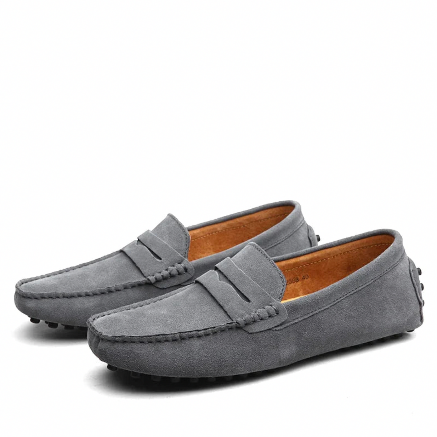 Marvello | Mocassins en daim pour hommes