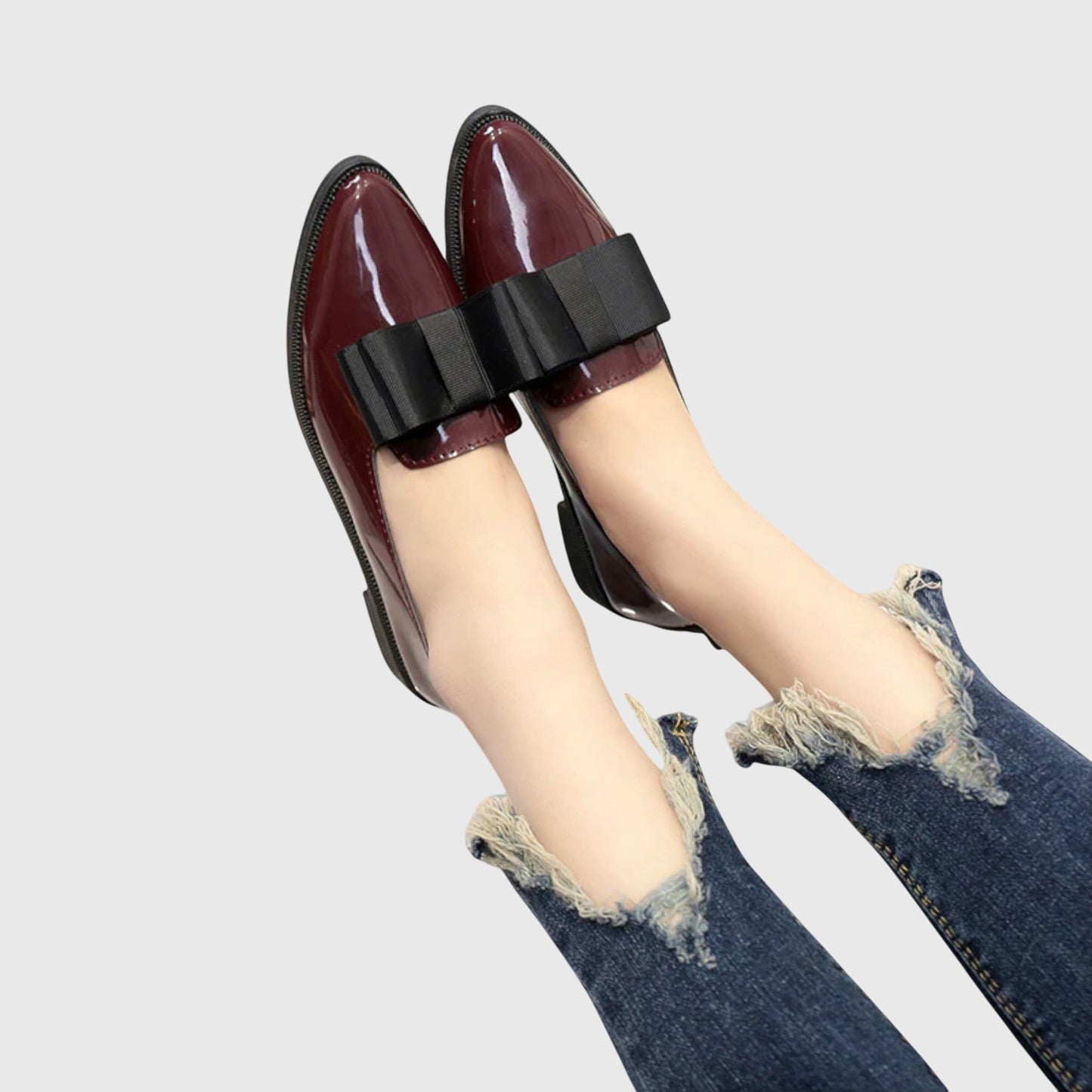 Delphine | Lakleren Loafers