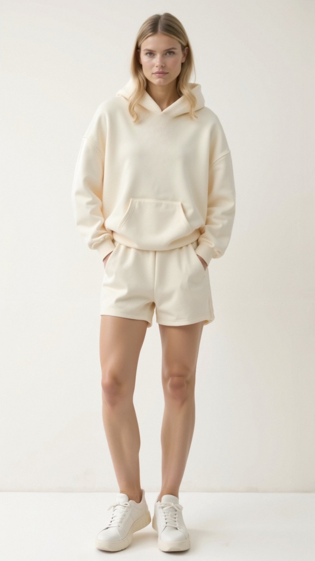 Isla | Oversized Hoodie Dames Met Palmboomprint en Rugdesign