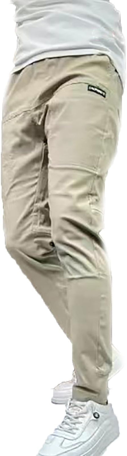 Mauro | Slim-Fit Jogpants met Patch & Boorden Heren