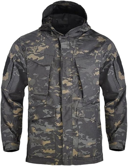 Tarek™ | Heren Tactical Water- En Winddichte Winterjas  | Militair Outdoor Jack Met Capuchon En Meerdere Zakken